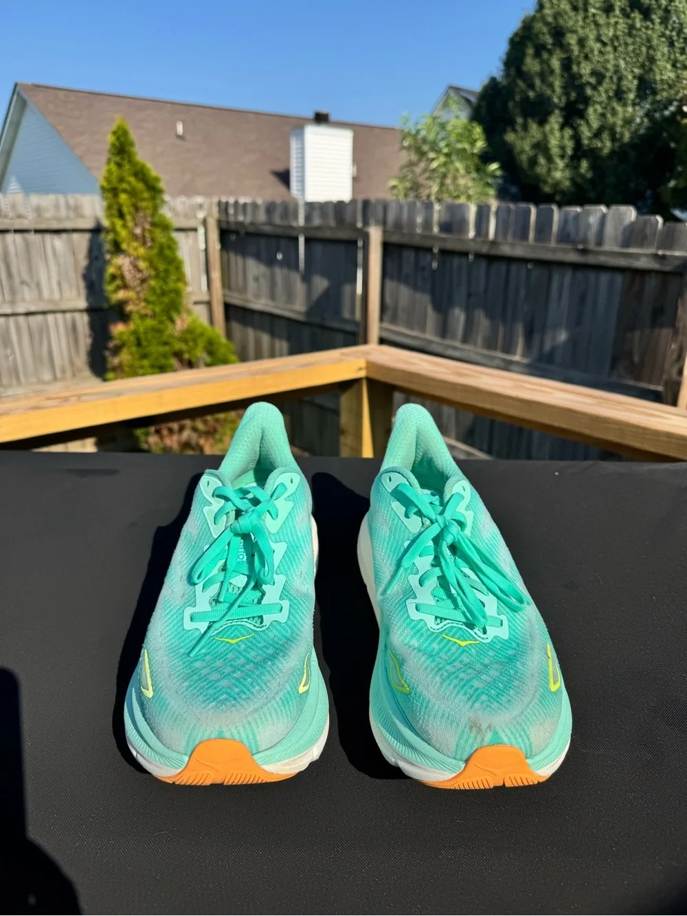 Hoka Women's Clifton 9 Seafoam/Aqua Breeze